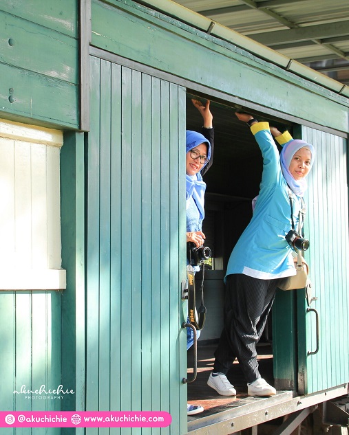 naik kereta dari stasiun ambarawa