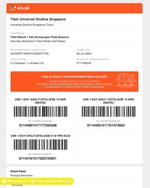 tiket universal studio singapore