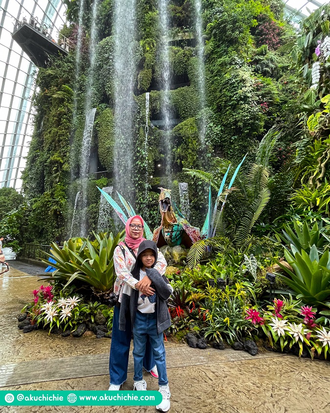 Bunda dan Kelvin di Cloud Forest