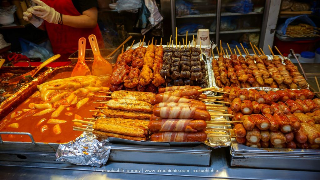 tteokbokki myeongdong, Korea Selatan